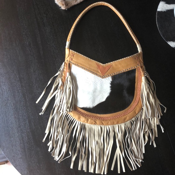 Lokoa fringe leather bag - Picture 1 of 8